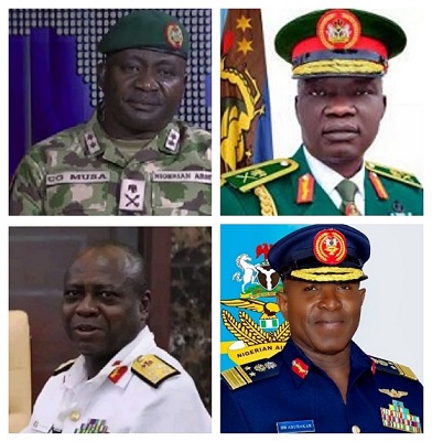 Faces Of Nigeria’s New Service Chiefs - PrimeStarNews